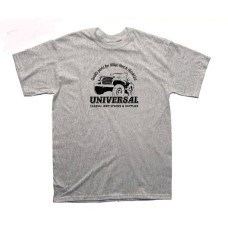 Universal Jeep Supplies Grey Marl MB GPW Jeep T-shirt SIZE X Large